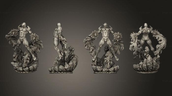 Figurines heroes, monsters and demons (Nova, STKM_6897) 3D models for cnc
