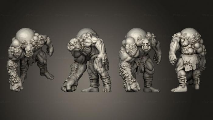 Figurines heroes, monsters and demons (Nurtured ones, STKM_6918) 3D models for cnc
