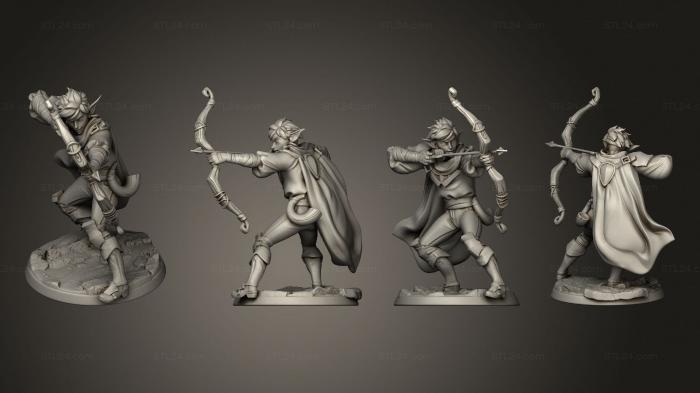 Статуэтки герои, монстры и демоны (Герои Дубовой Лощины 2 Велвин, STKM_6924) 3D модель для ЧПУ станка