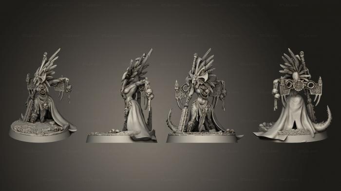 Figurines heroes, monsters and demons (Ohtli Sauran War Heroine, STKM_6932) 3D models for cnc