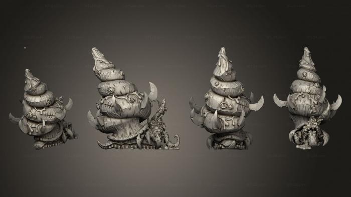 Figurines heroes, monsters and demons (Orug Man Eating Snail, STKM_6976) 3D models for cnc