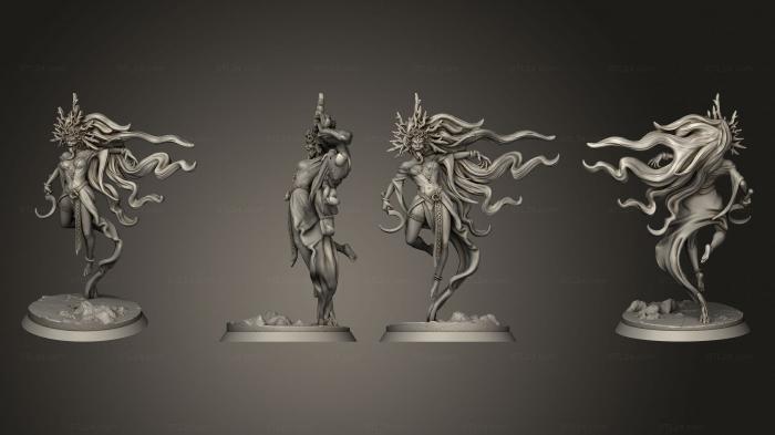 Figurines heroes, monsters and demons (Paludhitsa Noon Wraith, STKM_7008) 3D models for cnc