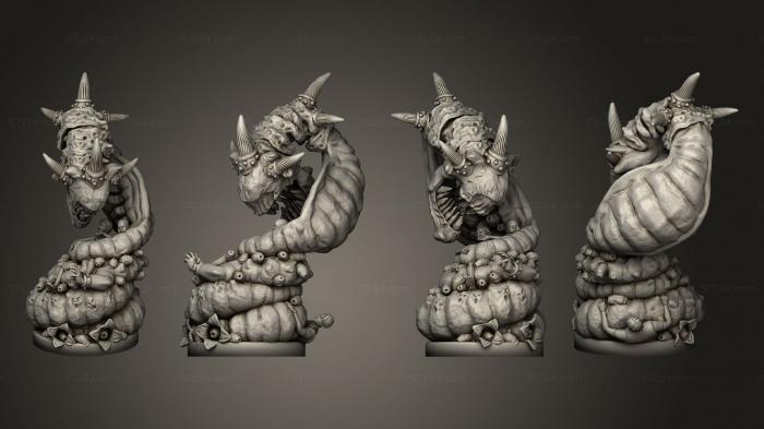 Figurines heroes, monsters and demons (Pandemonium Boss, STKM_7012) 3D models for cnc