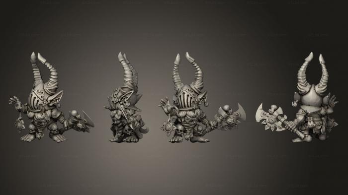Figurines heroes, monsters and demons (Peltin The Dark Bishop, STKM_7054) 3D models for cnc