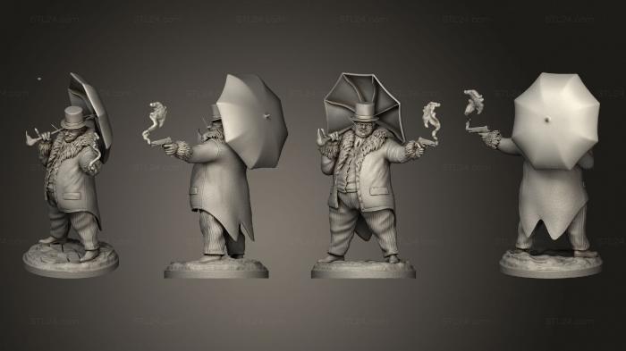 Figurines heroes, monsters and demons (Penguin base, STKM_7058) 3D models for cnc