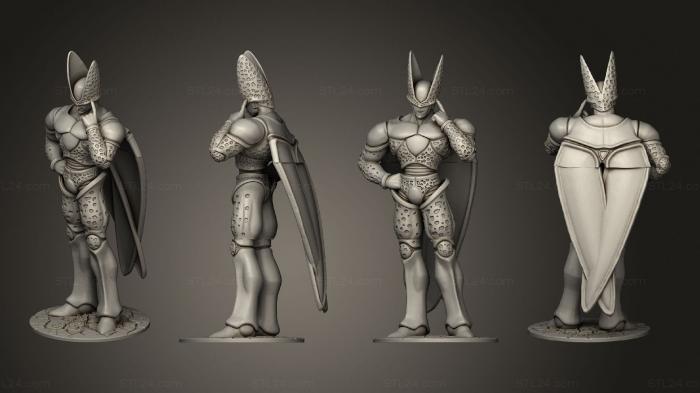 Figurines heroes, monsters and demons (Perfect Cells, STKM_7061) 3D models for cnc
