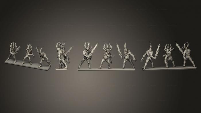 Статуэтки герои, монстры и демоны (Воитель - Носитель чумы 2 01, STKM_7097) 3D модель для ЧПУ станка