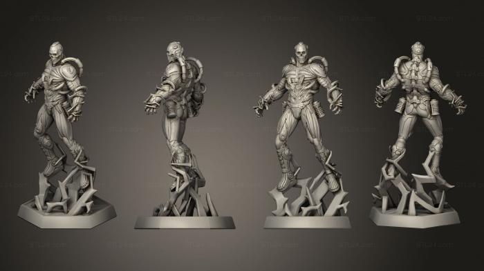 Статуэтки герои, монстры и демоны (Первоклассная Морская Пехота, STKM_7165) 3D модель для ЧПУ станка