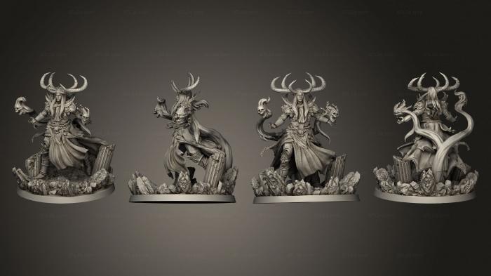 Figurines heroes, monsters and demons (Princes of Hell Lucifer, STKM_7169) 3D models for cnc
