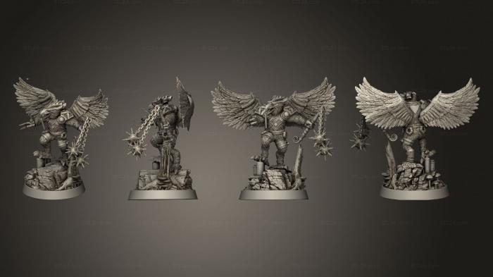 Figurines heroes, monsters and demons (Prios Powerbeak, STKM_7171) 3D models for cnc