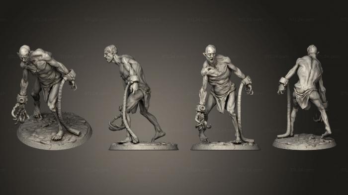 Figurines heroes, monsters and demons (Prison Wretch, STKM_7177) 3D models for cnc