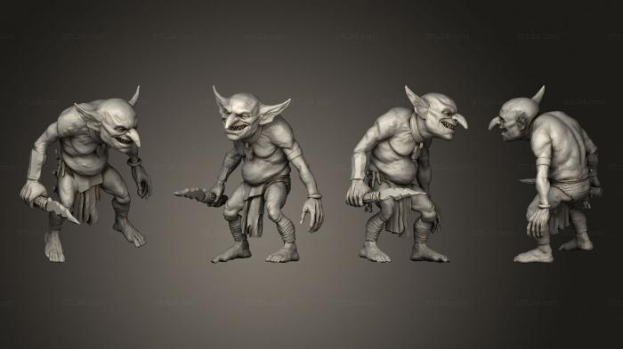 Figurines heroes, monsters and demons (Pump Wagon Snotling 3, STKM_7189) 3D models for cnc