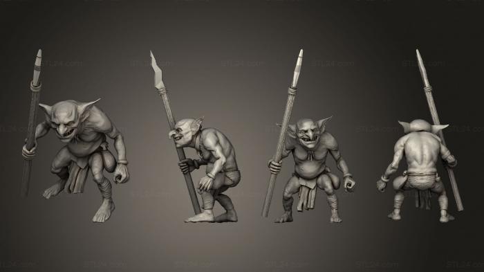 Figurines heroes, monsters and demons (Pump Wagon Snotling 4, STKM_7190) 3D models for cnc