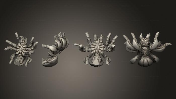Figurines heroes, monsters and demons (Pumpkin spider 1, STKM_7201) 3D models for cnc