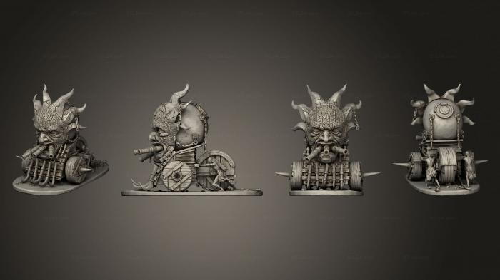 Figurines heroes, monsters and demons (Purifying Machine, STKM_7205) 3D models for cnc