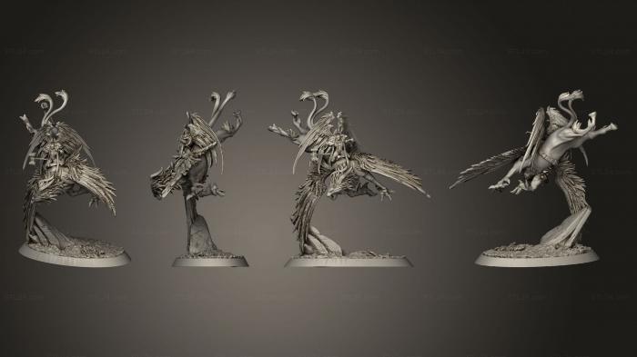 Figurines heroes, monsters and demons (Rampant Chaos in the City of Angels 3, STKM_7235) 3D models for cnc