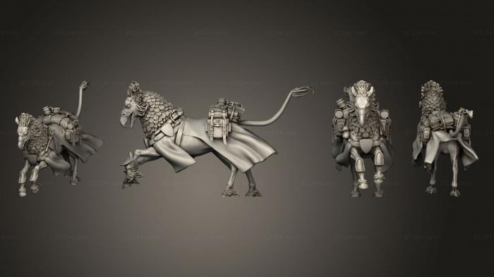 Figurines heroes, monsters and demons (Rangers Alternative Mount 02, STKM_7241) 3D models for cnc
