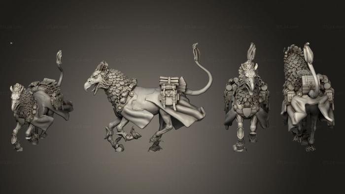 Figurines heroes, monsters and demons (Rangers Alternative Mount 04, STKM_7243) 3D models for cnc