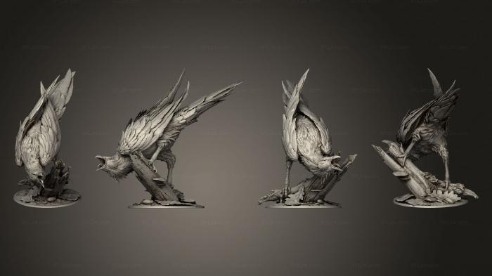 Figurines heroes, monsters and demons (Raven v 3, STKM_7268) 3D models for cnc