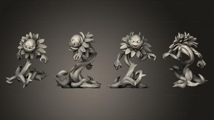 Figurines heroes, monsters and demons (Ravenous Roses 01, STKM_7272) 3D models for cnc