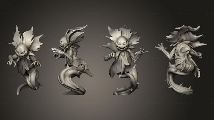 Figurines heroes, monsters and demons (Ravenous Roses, STKM_7274) 3D models for cnc