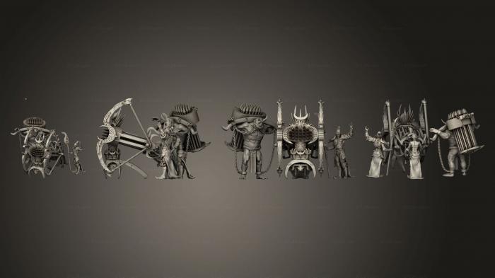 Figurines heroes, monsters and demons (Repeater Battery, STKM_7289) 3D models for cnc