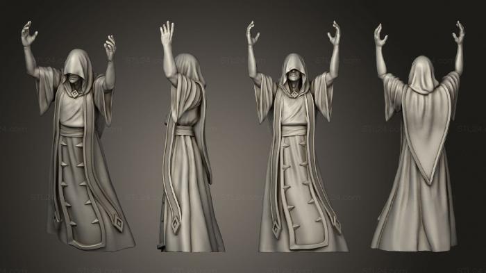 Figurines heroes, monsters and demons (Ritual, STKM_7307) 3D models for cnc