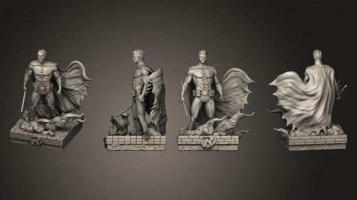 Статуэтки герои, монстры и демоны (Робин 3 Дизайна, STKM_7309) 3D модель для ЧПУ станка