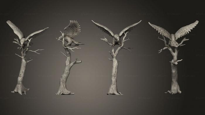 Статуэтки герои, монстры и демоны (Детеныш Птицы Рух, STKM_7314) 3D модель для ЧПУ станка