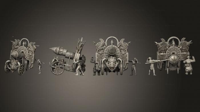 Figurines heroes, monsters and demons (Rocket Back, STKM_7318) 3D models for cnc