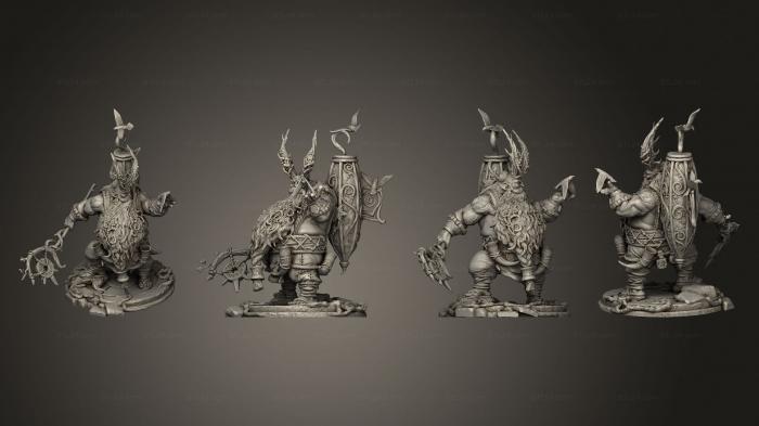 Figurines heroes, monsters and demons (Rootals 02, STKM_7332) 3D models for cnc