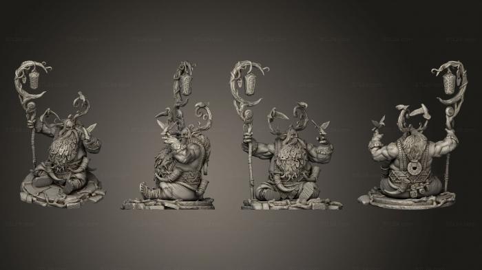 Figurines heroes, monsters and demons (Rootals 12345, STKM_7333) 3D models for cnc