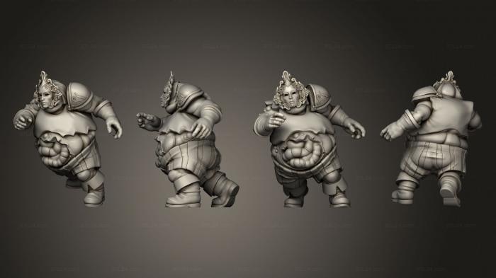 Figurines heroes, monsters and demons (Rotter Warrior 4, STKM_7341) 3D models for cnc