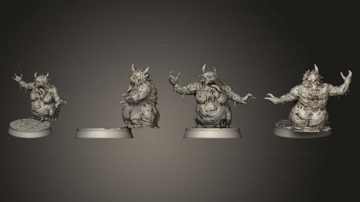 Figurines heroes, monsters and demons (Rottlings, STKM_7344) 3D models for cnc