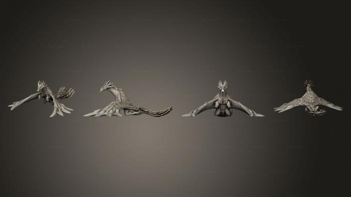 Статуэтки герои, монстры и демоны (RPG Astral Dragon Split, STKM_7349) 3D модель для ЧПУ станка