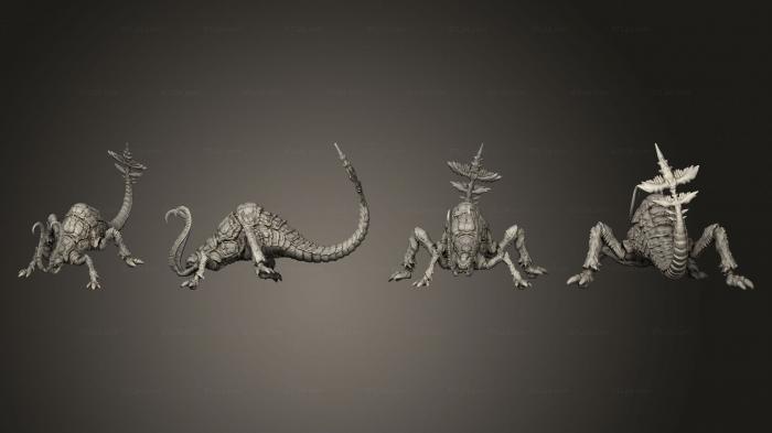Figurines heroes, monsters and demons (Rust Creeper Eating 2 Variations Large v 3, STKM_7362) 3D models for cnc