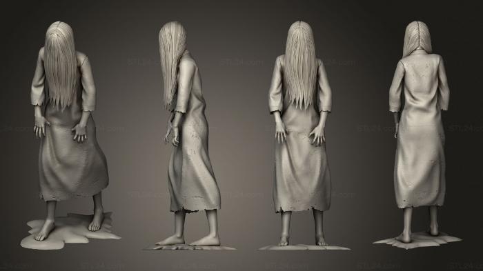 Figurines heroes, monsters and demons (Sadako stand, STKM_7381) 3D models for cnc