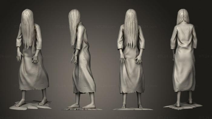 Figurines heroes, monsters and demons (Sadako uncut, STKM_7382) 3D models for cnc