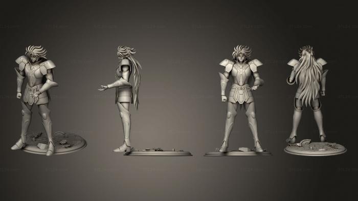 Figurines heroes, monsters and demons (saga, STKM_7385) 3D models for cnc