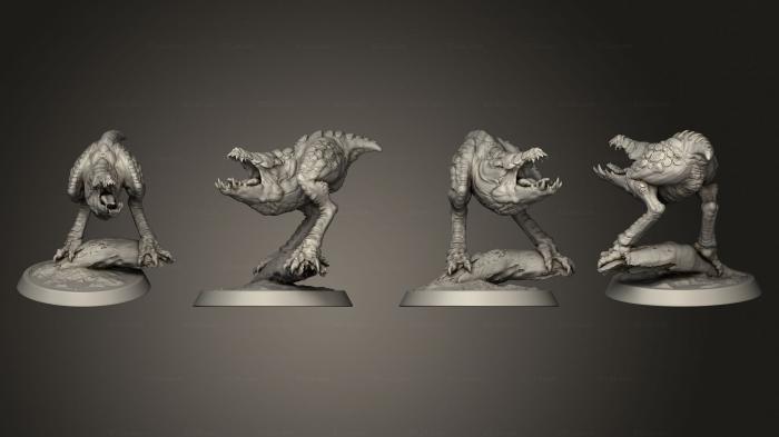 Figurines heroes, monsters and demons (Scavengers Perch, STKM_7426) 3D models for cnc