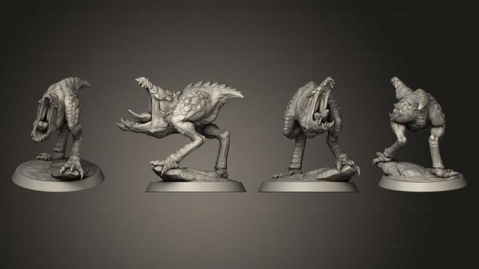 Figurines heroes, monsters and demons (Scavengers Roar, STKM_7427) 3D models for cnc