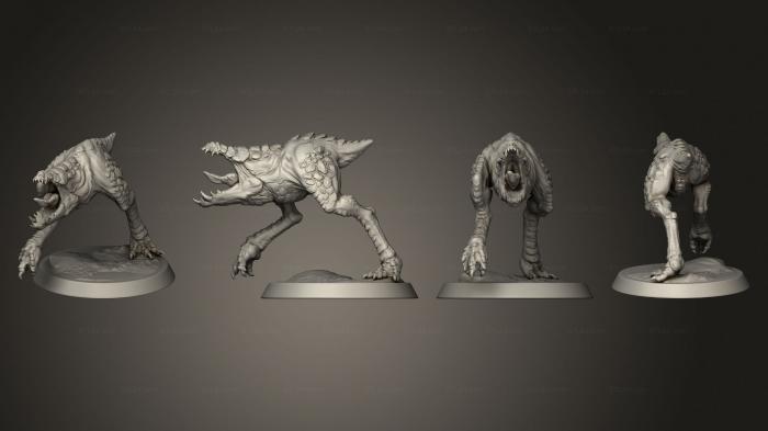 Figurines heroes, monsters and demons (Scavengers Run, STKM_7428) 3D models for cnc