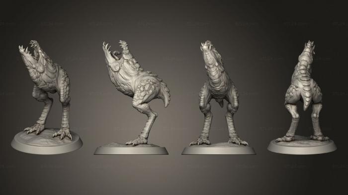 Figurines heroes, monsters and demons (Scavengers Wait, STKM_7429) 3D models for cnc