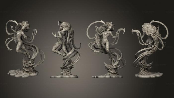 Figurines heroes, monsters and demons (Scream Hyd pieces, STKM_7442) 3D models for cnc