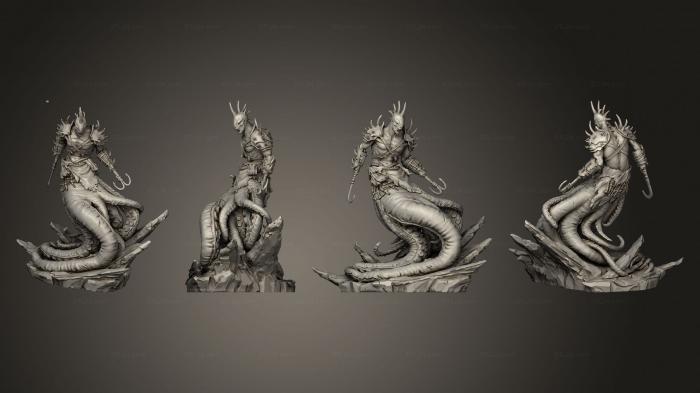Статуэтки герои, монстры и демоны (Рука Морского Чудовища L, STKM_7449) 3D модель для ЧПУ станка