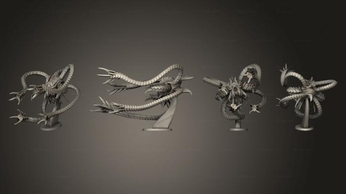 Статуэтки герои, монстры и демоны (Страж Ужасов V 1 s, STKM_7464) 3D модель для ЧПУ станка