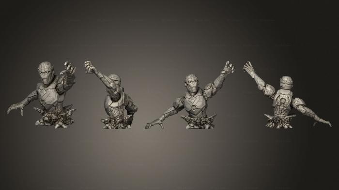 Figurines heroes, monsters and demons (Sentinel P 2, STKM_7467) 3D models for cnc