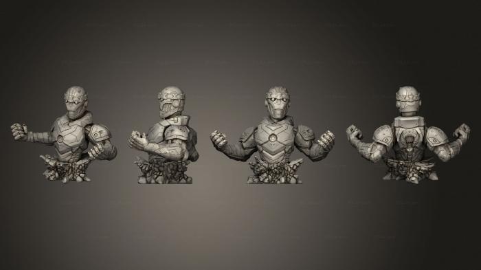Figurines heroes, monsters and demons (Sentinel P 3, STKM_7468) 3D models for cnc