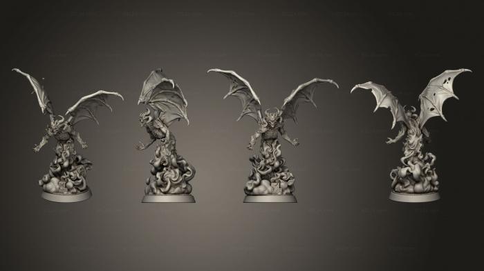 Figurines heroes, monsters and demons (Shadow Demon, STKM_7476) 3D models for cnc
