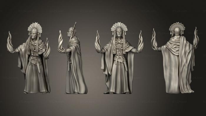 Статуэтки герои, монстры и демоны (Главная Магия Шамана, STKM_7482) 3D модель для ЧПУ станка